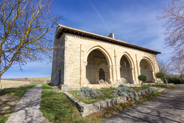 Fototapeta na wymiar Sanctuary of Ayala in Alava (Basque Country)