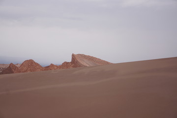 Fototapeta na wymiar Paisaje árido de desierto