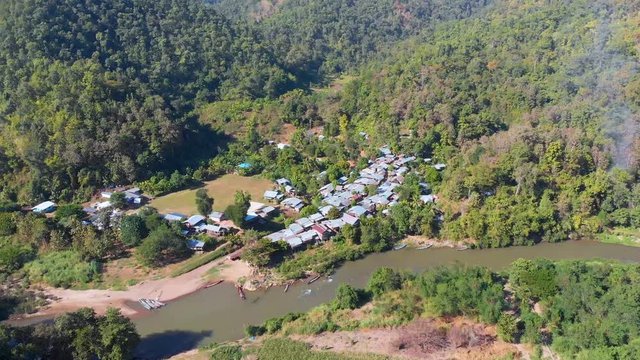 Ban Huay Pu Keng, Long Neck Village in Mae Hong Son Province in Thailand