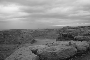 Desierto en blanco y negro