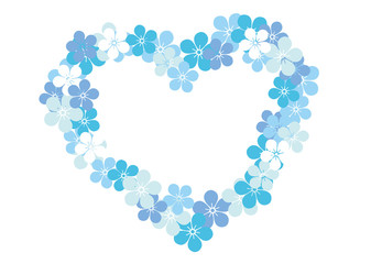 花をデザインした背景素材