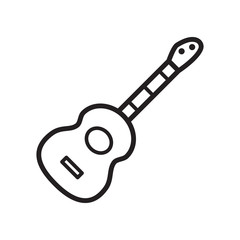 GUITAR icon design, flat style icon collection