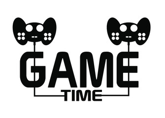 Game time with creatif font design. © selim