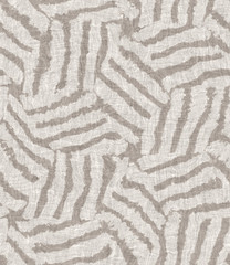 Ragged worn aging beige canvas burlap tan wrinkled crumpled noisy graphical tile. Stained distressed mottled worn effect weathered damaged folk design. Seamless repeat raster jpg pattern swatch.