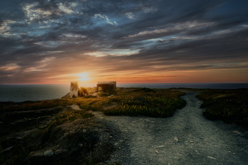 Sunset light in Ponta Da Piedade