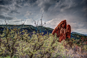 Garden of the Gods public park in Colorado Springs, Colorado, USA