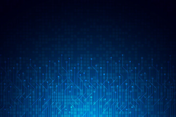 Circuit board pattern, Technology square grid background