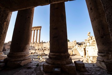 Templo de Júpiter desde Baco, Baalbek