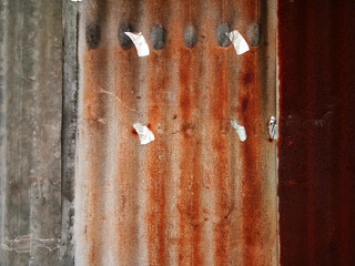 Old zinc background in vintage style