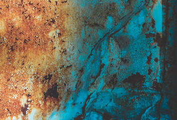 : Old rustic grunge wall texture background with space for text or a photo