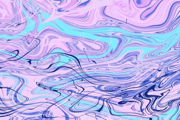 Abstract background illustration , Fluid marble texture. 