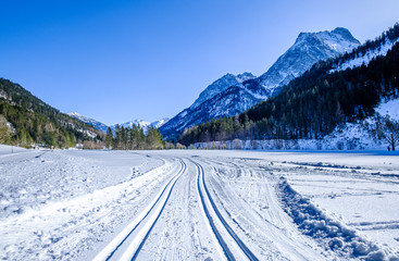 mountains at the austrian karwendel
