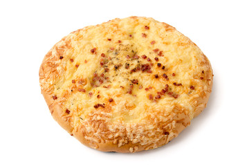 Fladenbrot mit Schinken und Käse