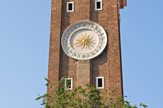 Turmuhr in Venedig, Italien