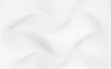Wave black lines zigzag vertical curve abstract background flat design vector illustration.