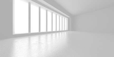 Fototapeta premium Futurystyczny Biały Projekt Architektury Tło