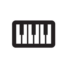 PIANO icon design, flat style icon collection
