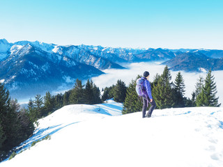 Winter in den Bayerischen Voralpen