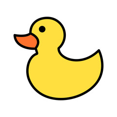 Rubber Duck icon vector