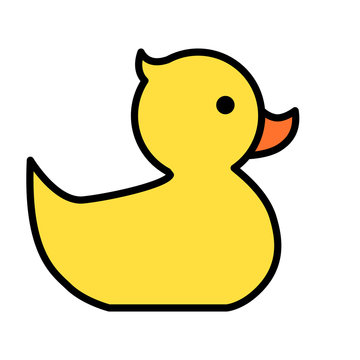recommend clip art: Rubber Duck icon vector