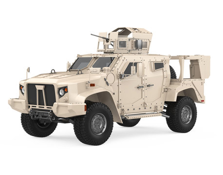 Humvee High Mobility Multipurpose Wheeled Vehicle Isolated