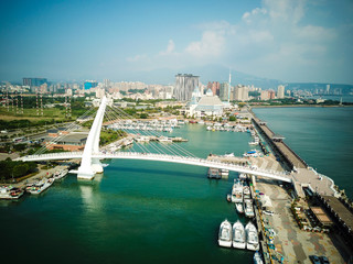 Tamsui Lover's Bridge, Beautiful Landscape Located in Tamsui, Taiwan