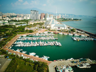 Tamsui Lover's Bridge, Beautiful Landscape Located in Tamsui, Taiwan