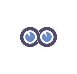 Obraz premium Infinity sign icon on background for graphic and web design. Creative illustration concept symbol for web or mobile app.