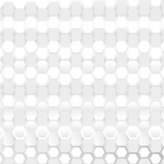 Simple blue background with connect hexagons