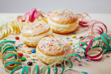 Fasching Fettgebäck Pfannkuchen