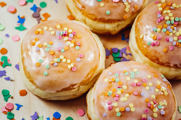 Fasching Fettgebäck Pfannkuchen