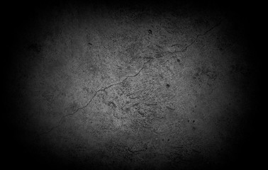 Old wall texture cement dark black gray  background abstract grey color design are light with white gradient background.