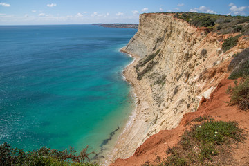 Fototapeta na wymiar Algarve Portugal Steilküste