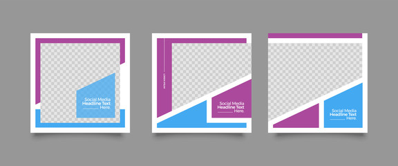 Set of Modern trendy covers idea. Editable simple info banner shop. Slides for app, web design digital style for social media pack. Square handpicked beauty posts, brochure layout design. pr promo