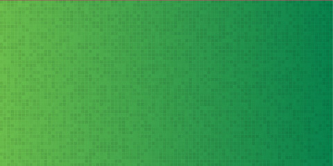 Abstract square pattern background in green gradient background