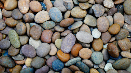 pebbles beach stone background