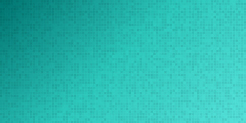 Abstract square pattern background in tosca gradient background