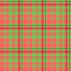 Seamless pattern in amazing red, green and black colors for plaid, fabric, textile, clothes, tablecloth and other things. Vector image.