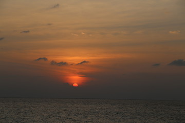 Sonnenuntergang Malediven