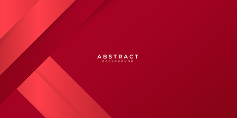 Red bright line cut shadow abstract background vector illustration for presentation design. Abstract modern background gradient color. Red maroon and white gradient with stylish line and square