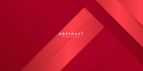 Red bright line cut shadow abstract background vector illustration for presentation design. Abstract modern background gradient color. Red maroon and white gradient with stylish line and square