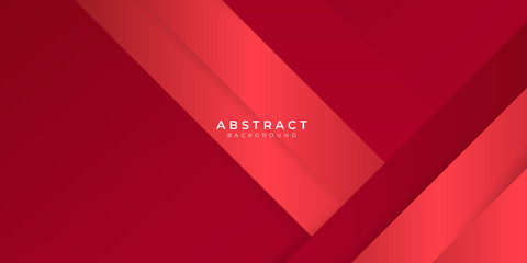 Red bright line cut shadow abstract background vector illustration for presentation design. Abstract modern background gradient color. Red maroon and white gradient with stylish line and square