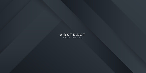 Dark black neutral gradient abstract background vector for presentation design