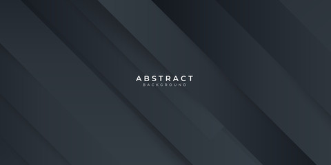 Black gradient silver abstract background vector for presentation design