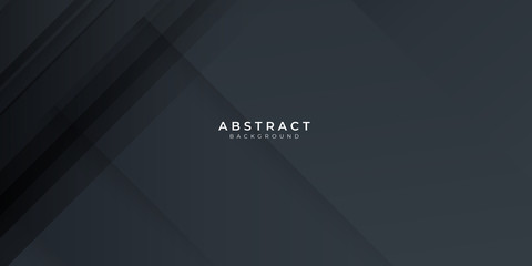 Fototapeta premium Dark black silver neutral abstract background vector illustration for presentation design
