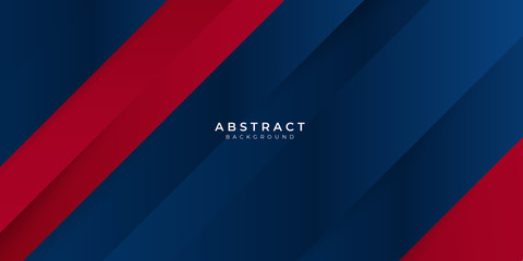 Red blue gradient box rectangle abstract background vector presentation design