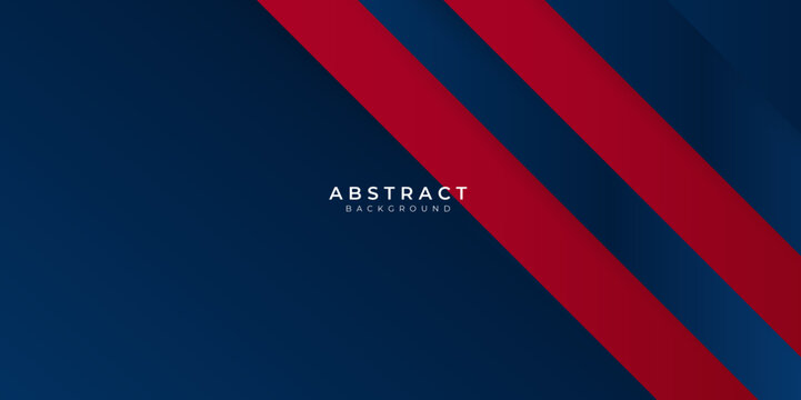 Red gradient blue box rectangle abstract background vector presentation design