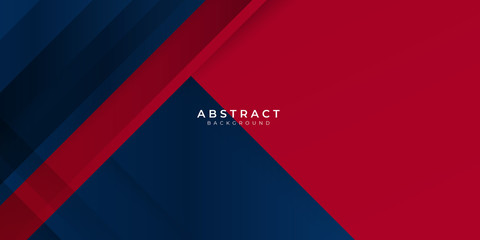 Red gradient blue box rectangle abstract background vector presentation design
