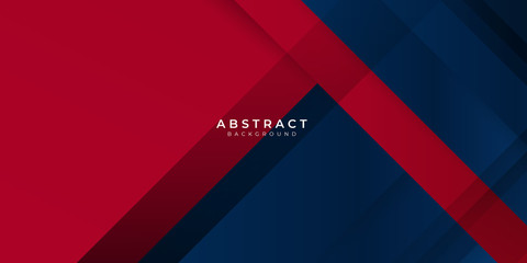 Red gradient blue box rectangle abstract background vector presentation design