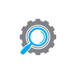Fix and service related icon on background for graphic and web design. Creative illustration concept symbol for web or mobile app.